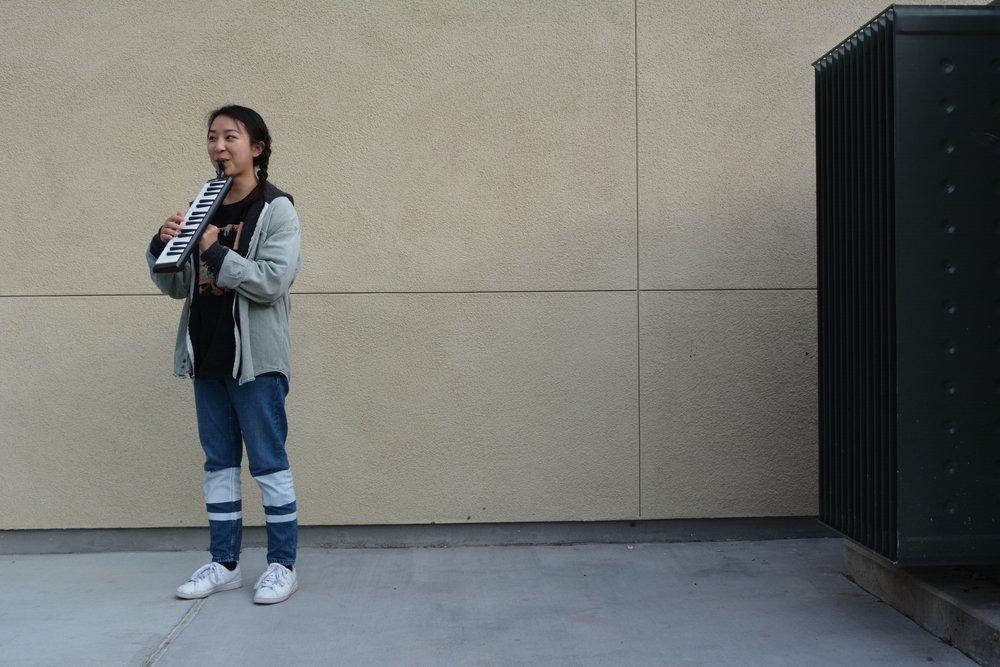  Dara Phung often plays the melodica in her free time. 