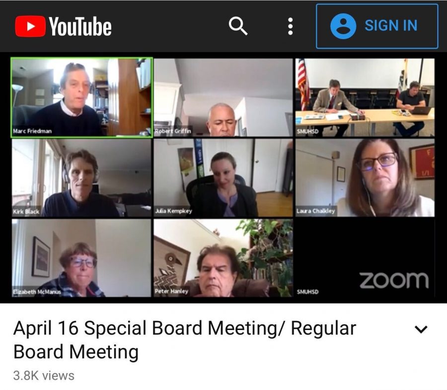 The five Board members met in a public Zoom call on Thursday night, which was also broadcast live on YouTube.
