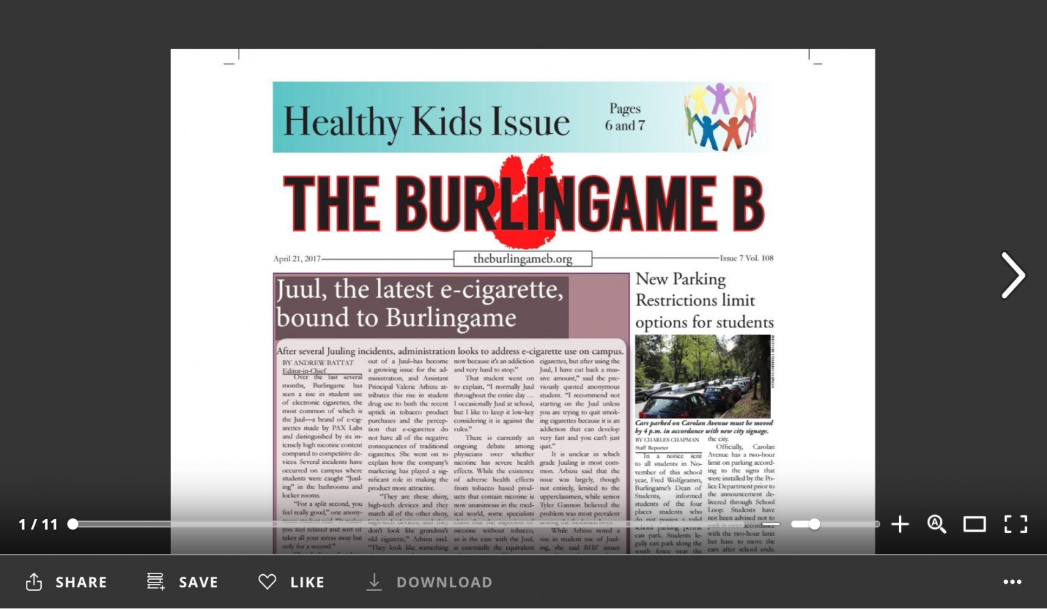 April Issue 2017 – The Burlingame B