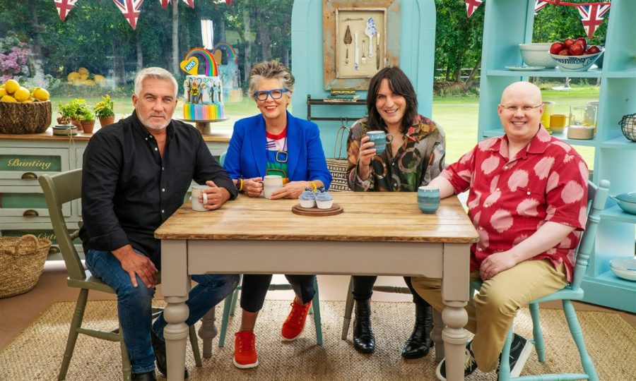 The most recent season of “The Great British Bake Off” features new host Matt Lucas alongside returning host Noel Fielding and returning judges Paul Hollywood and Prue Leith.