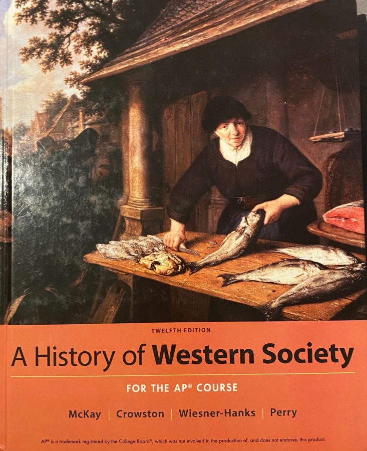 The textbook for AP Euro, the former advanced social science course offered to sophomores that will be replaced by AP World. 