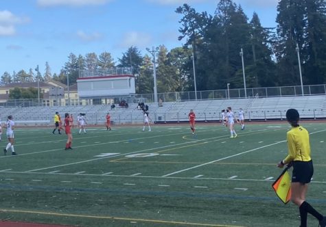 A late goal leads girls varsity soccer team to their first loss of the season