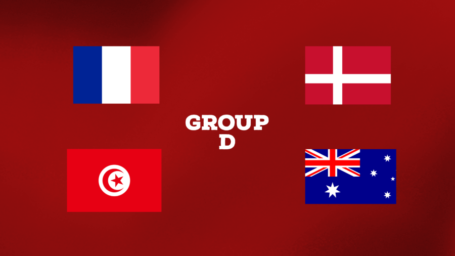 France enters Group D as favorites followed by Denmark.