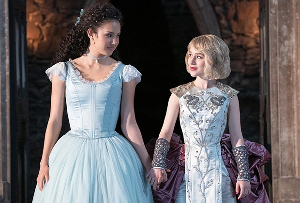 Agatha (left) and Sophie (right) accept their destinies together as they leave the School for Good and Evil behind them.