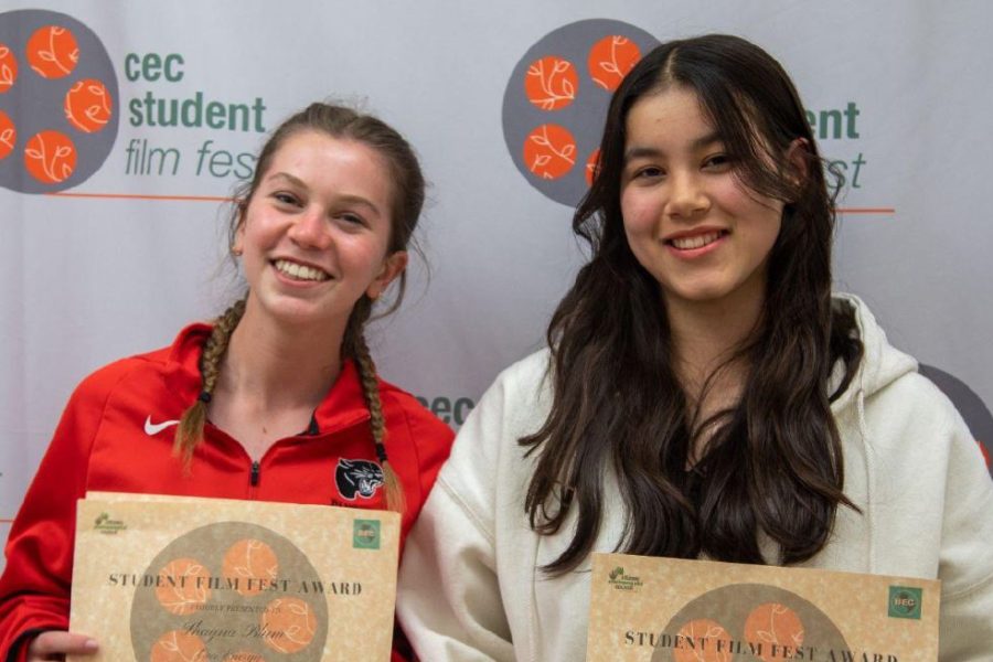 This year, the Citizens Environmental Council (CEC) recognized two Burlingame sophomores, Shayna Blum and Mayu Simpson, as the high school and overall winners.