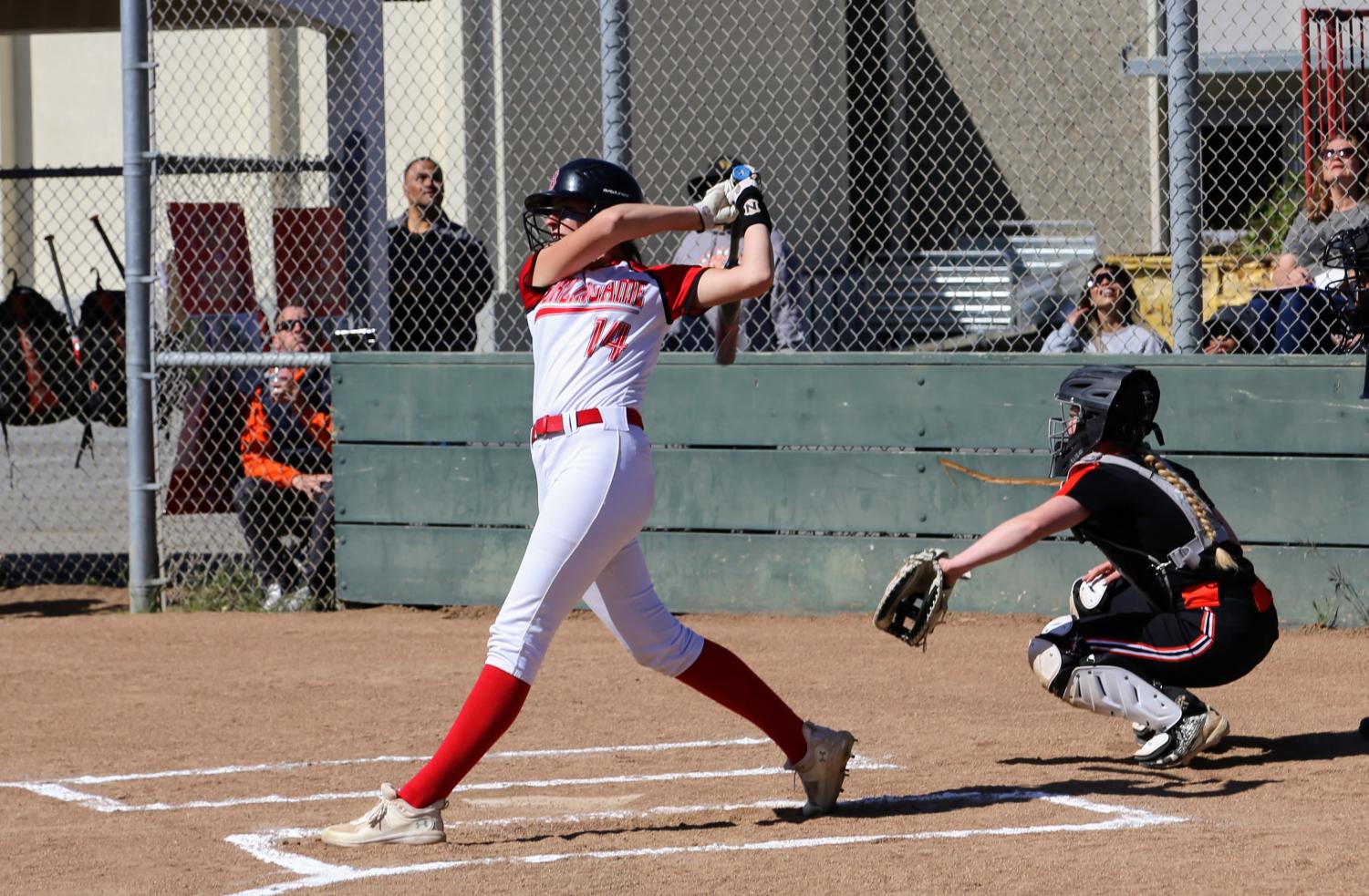 Varsity+softball+perseveres+through+league+play%2C+qualifies+for+CCS