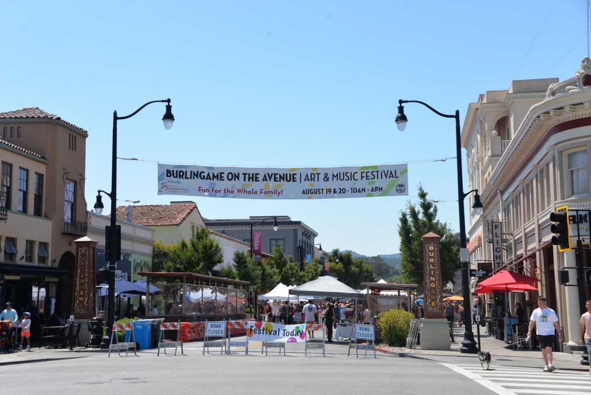 The annual “Burlingame on the Avenue” festival attracted guests from all over the Bay Area.