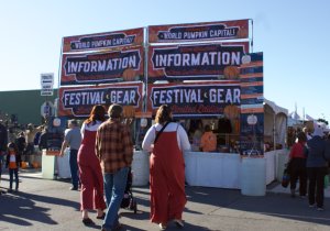 On Oct. 15 at the Half Moon Bay Pumpkin Festival, attendees browsed through lines of street vendors supporting local businesses. Many wore orange to celebrate the Halloween spirit. 
