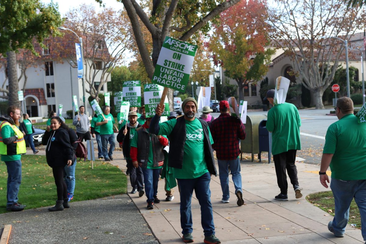 Due to picketing, the Burlingame Public Library was closed until 2 P.M.
