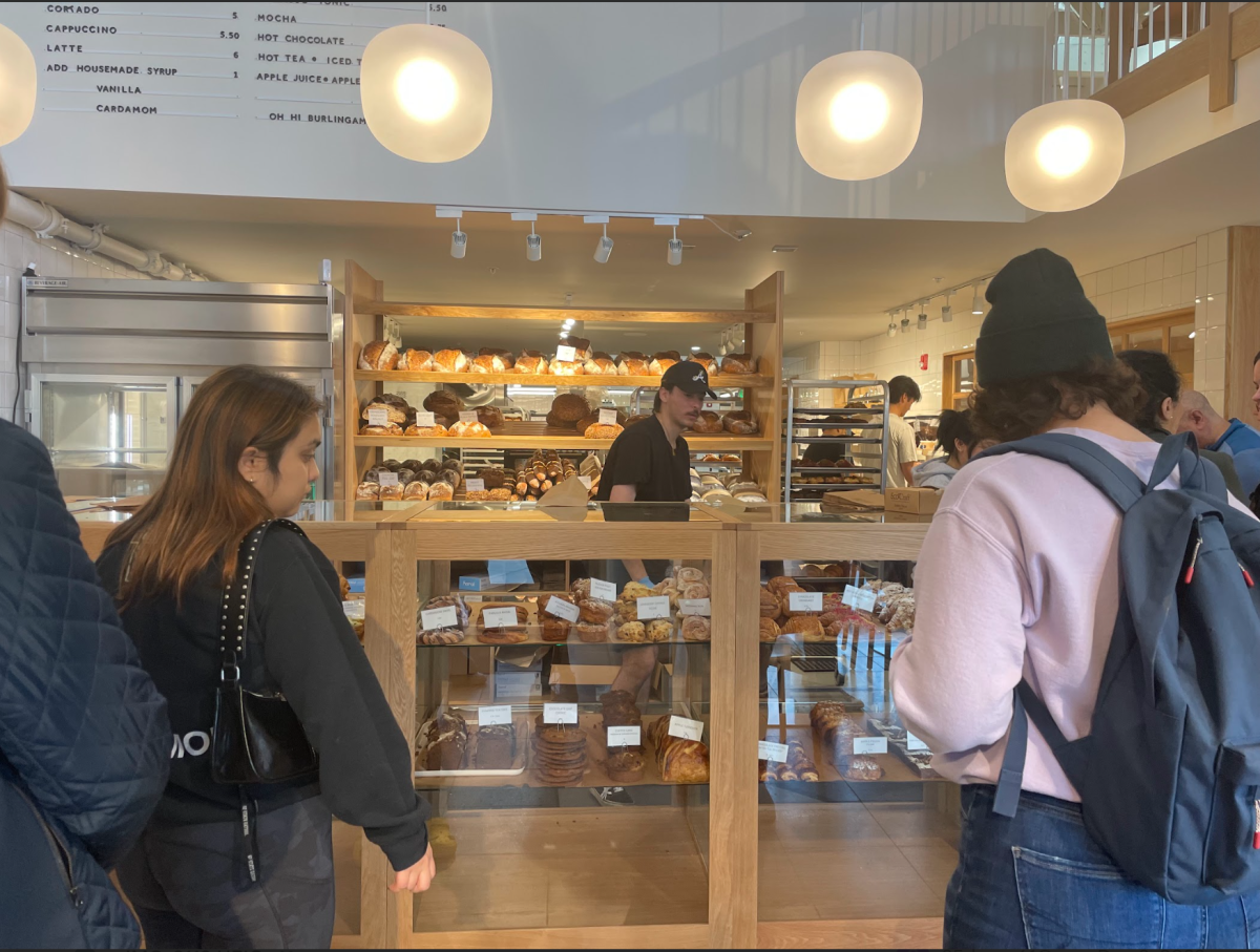 Customers line up early in the morning to try Burlingame Backhaus’ pastries.