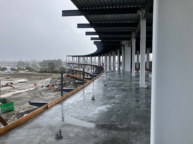The Burlingame Topgolf structure is still undergoing construction and will not be available to the public until September 2024.