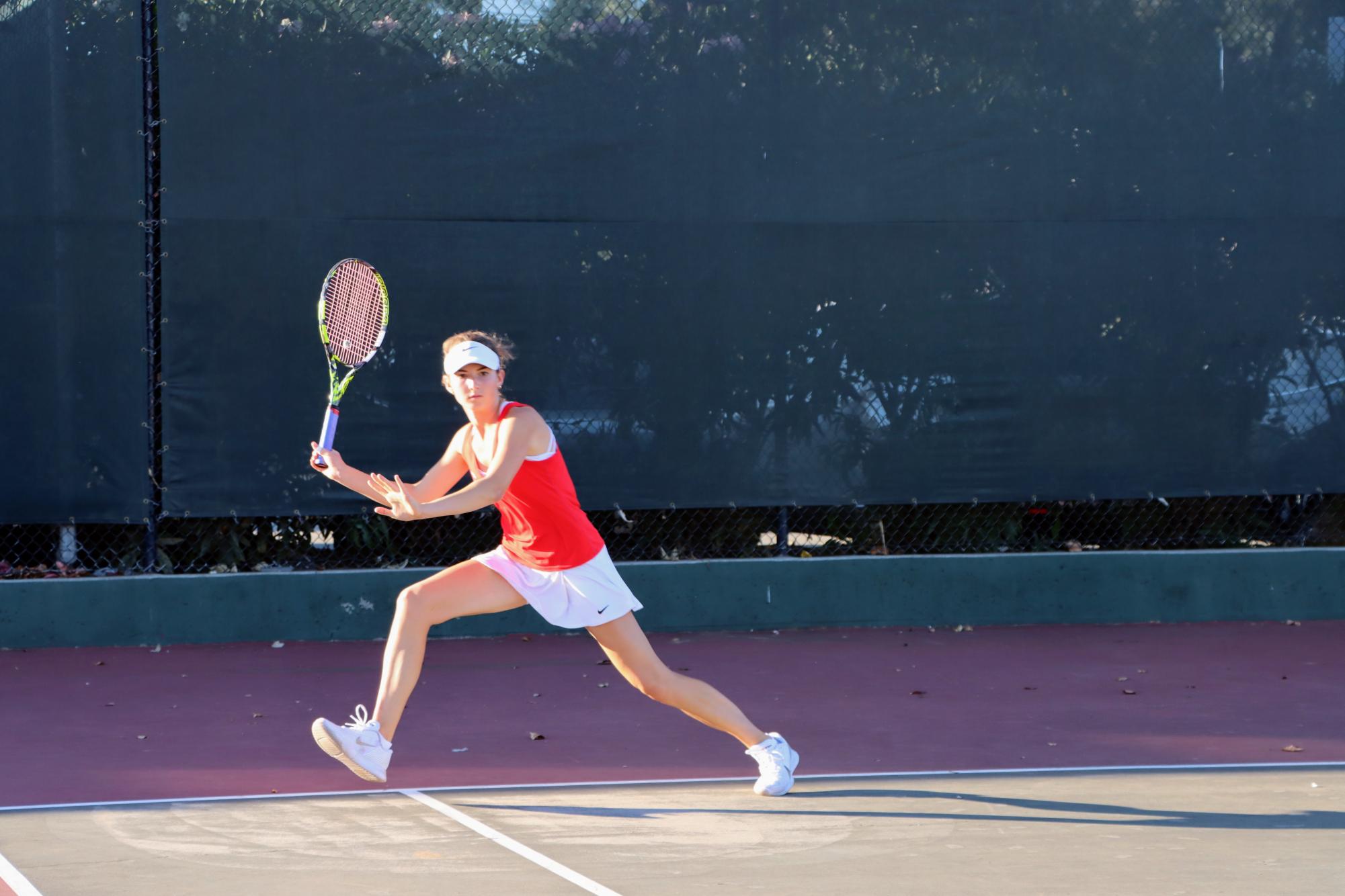 Girls’ tennis secures second place after pivotal week