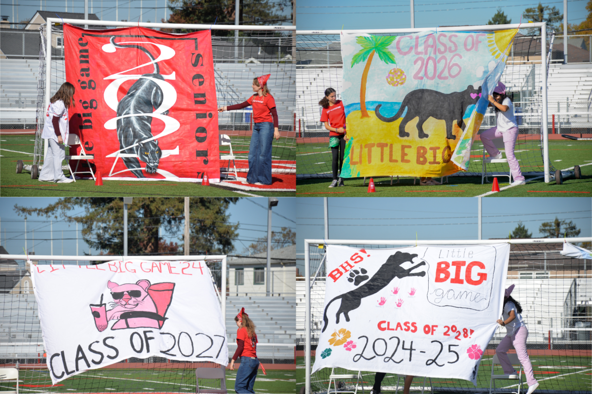 Every homecoming week, each class is expected to put together a banner that reflects their class spirit or the homecoming theme, with the seniors (top left) winning 1st place, the juniors (top right) taking 2nd place, the sophomores (bottom left) receiving 4th place, and the freshmen (bottom right)  finishing in 3rd place. 