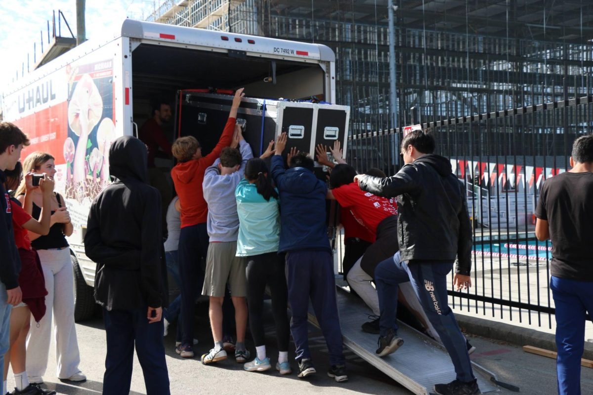 Iron Panthers load up the van to travel to the Capital City Classics tournament in Elk Grove.