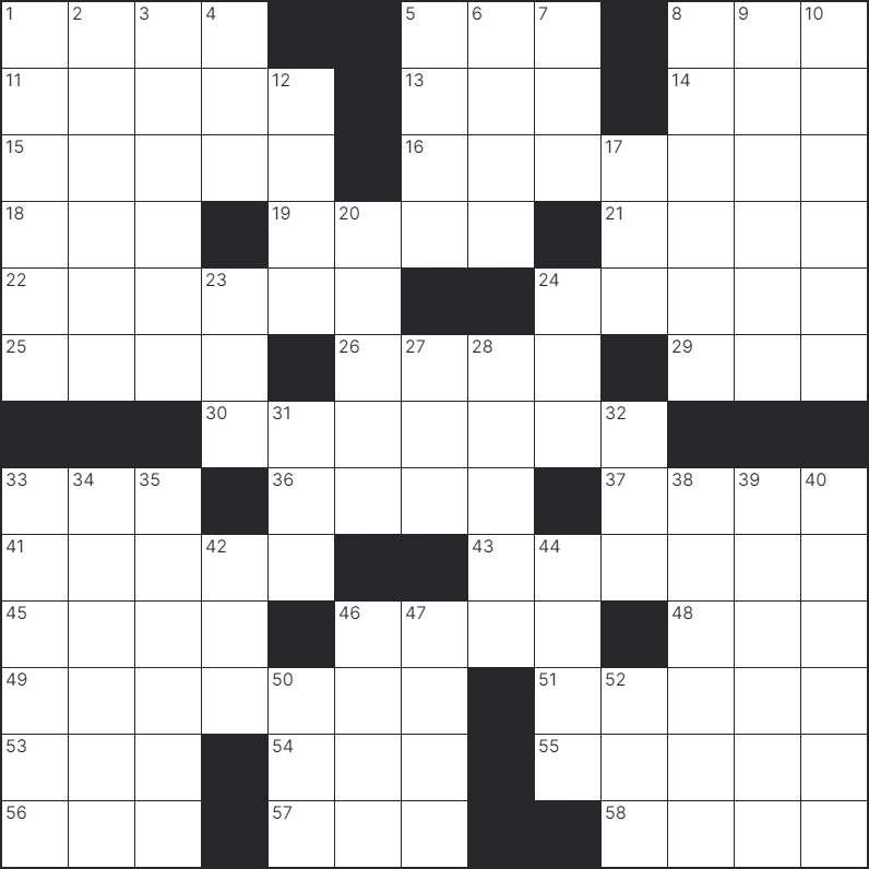 December Issue Crossword