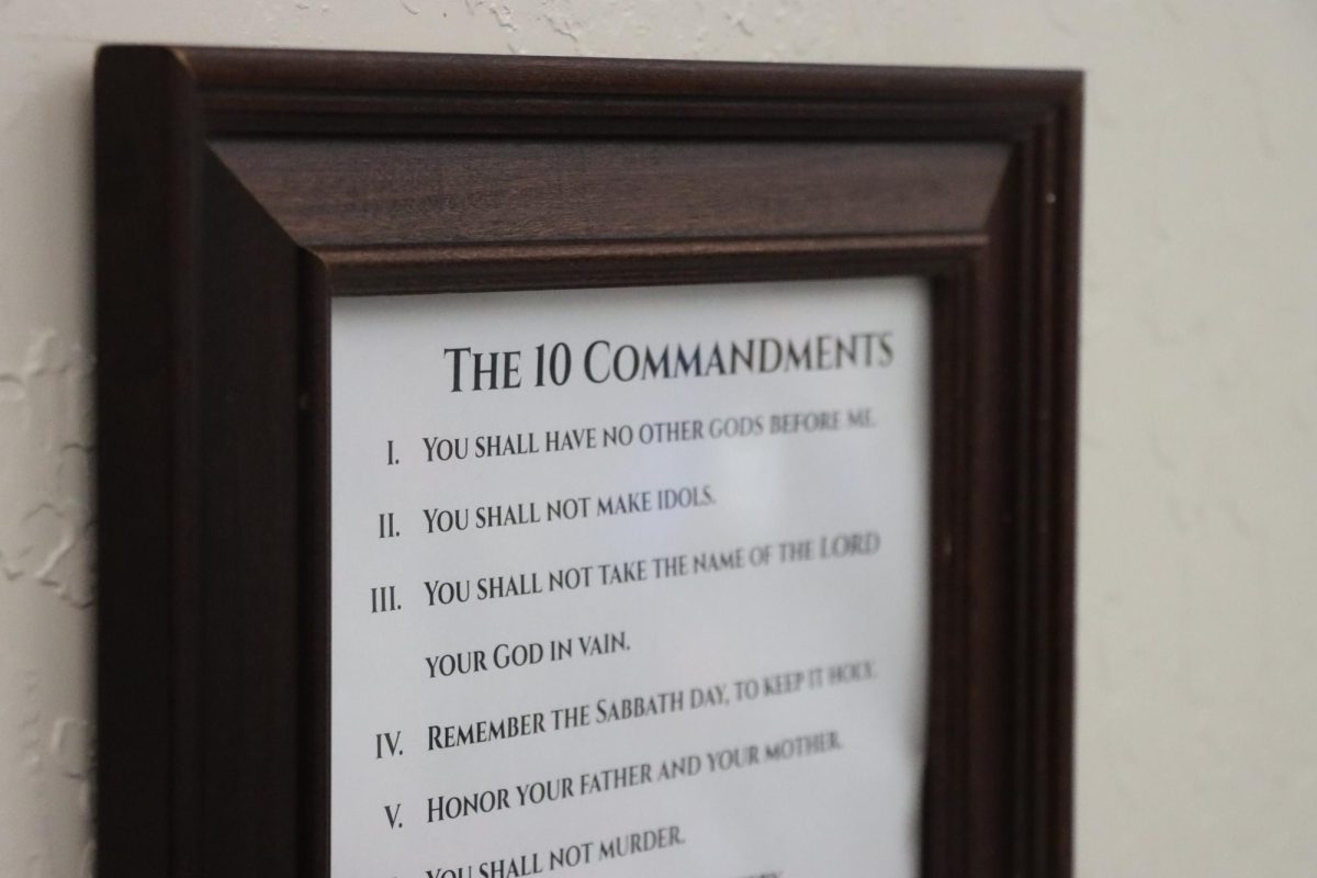 In 2024, Louisiana passed a bill requiring the Ten Commandments to be posted in every public school classroom within the state.