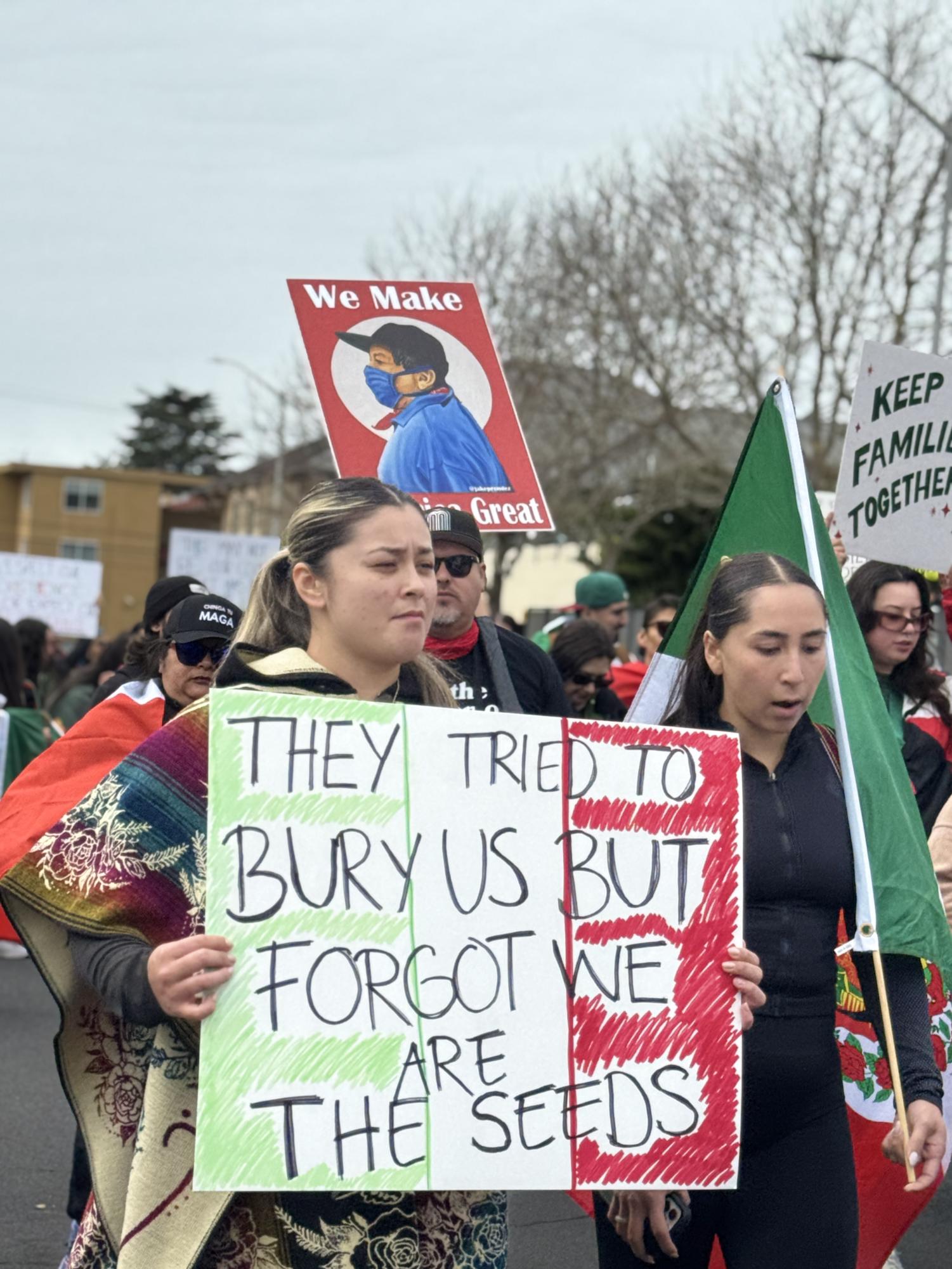 Bay area residents march over 20 miles for immigration rights