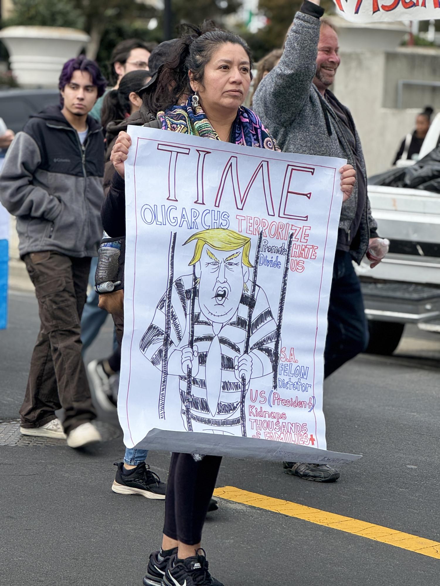 Bay area residents march over 20 miles for immigration rights