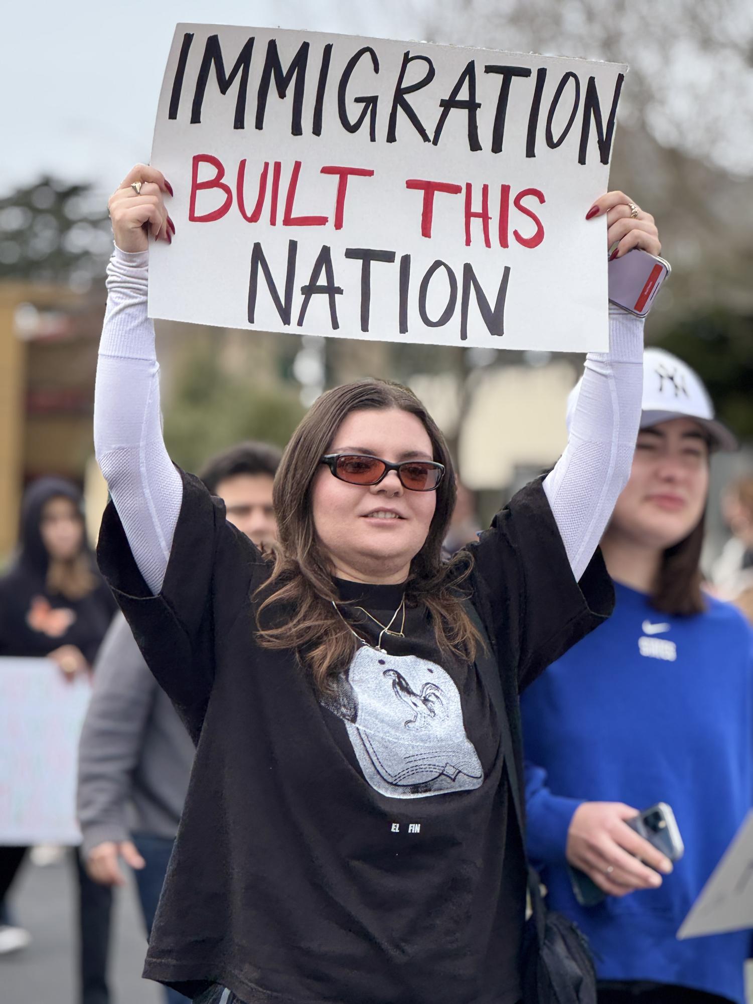 Bay area residents march over 20 miles for immigration rights