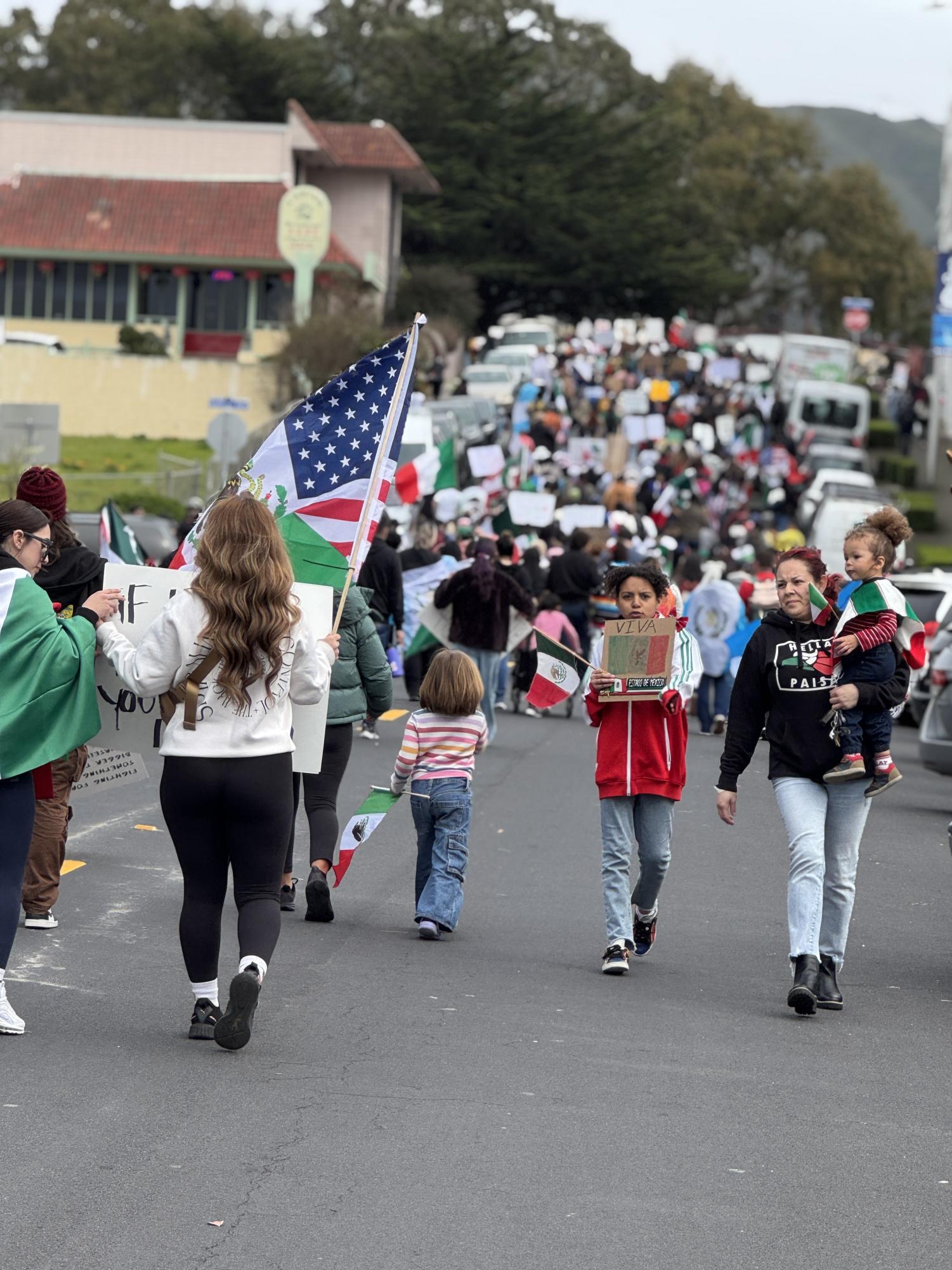 Bay area residents march over 20 miles for immigration rights