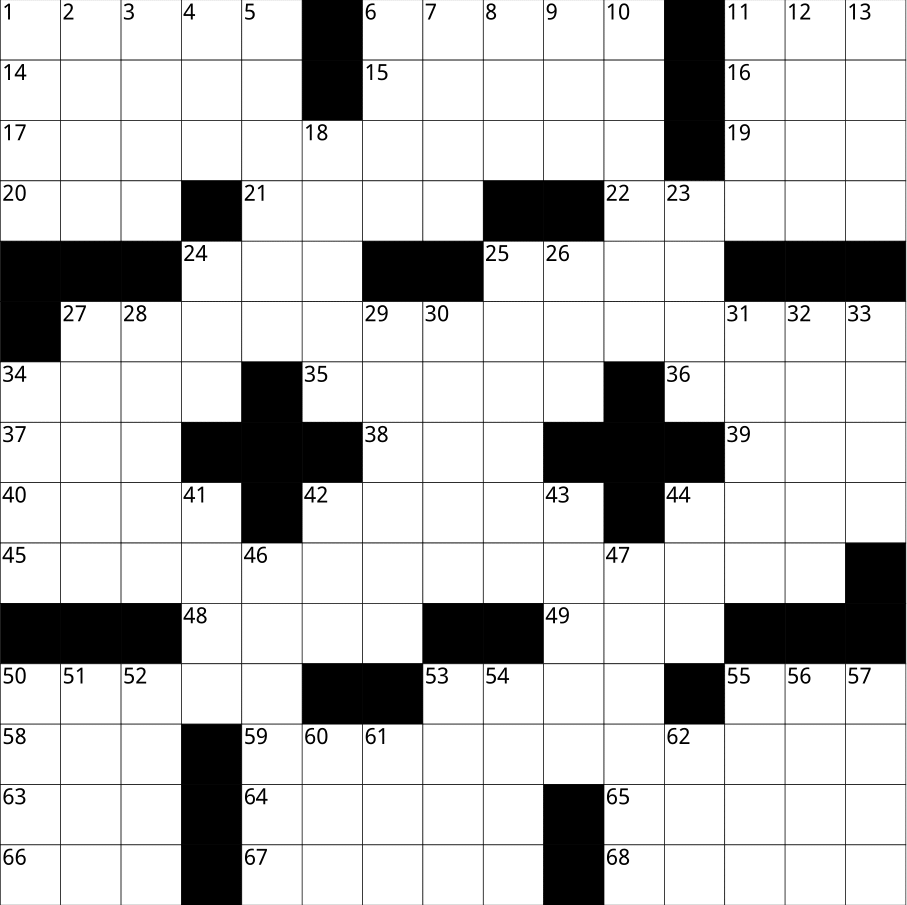 February Issue Crossword