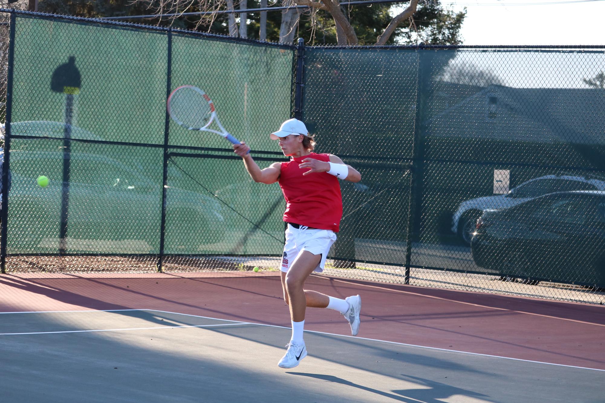 ‘We’re all like a little family’: Boys’ tennis attributes statement victory against Hillsdale to unshakable  bond