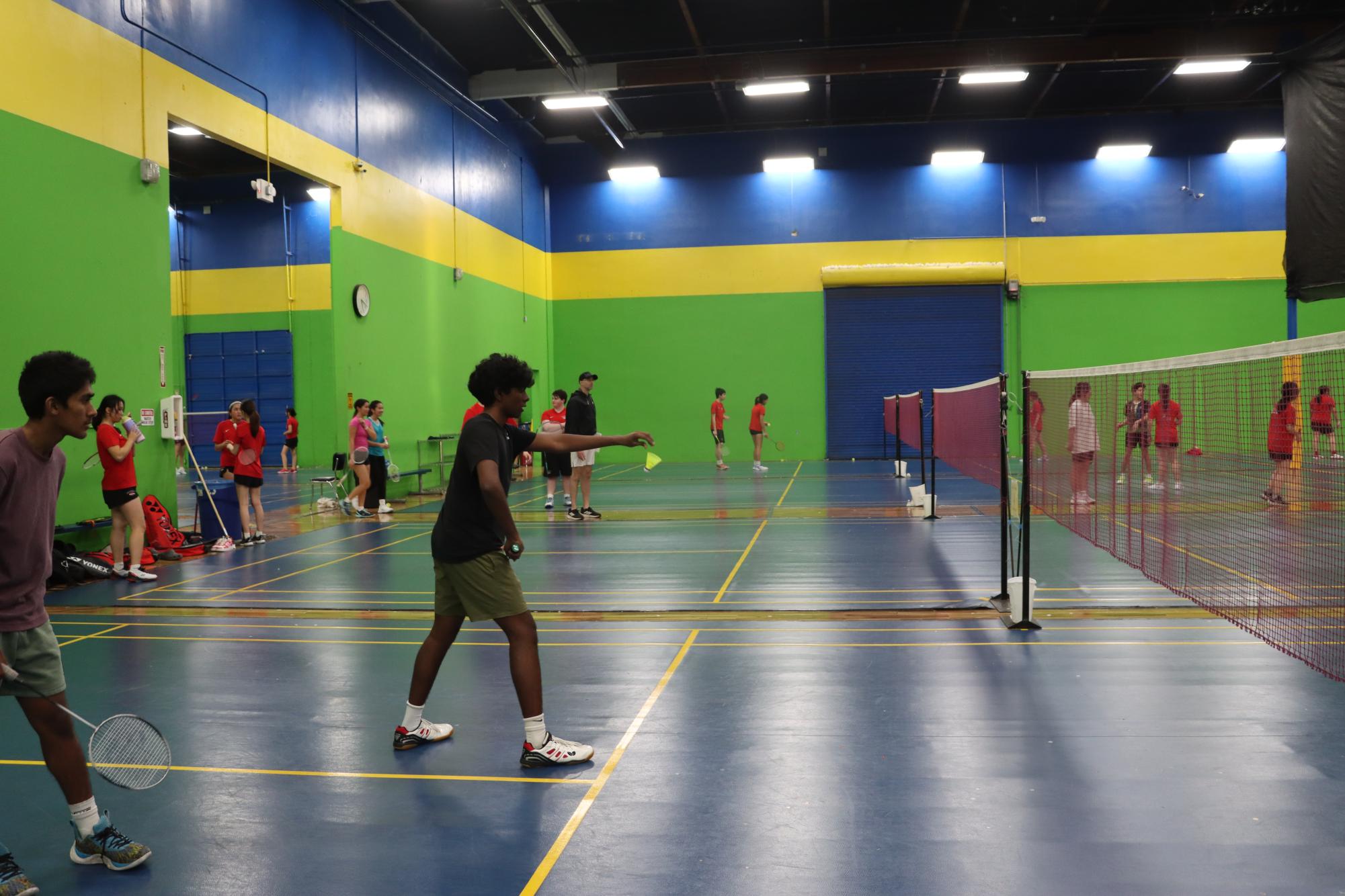 Burlingame badminton scrimmaged Mills High School on Tuesday, Feb. 25, to prepare for the upcoming season. 