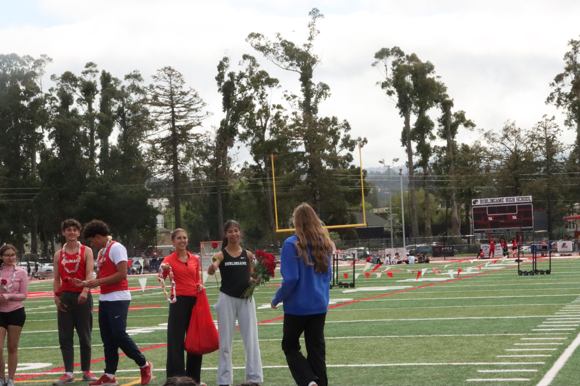 Track and field celebrates seniors with outstanding performance at final league meet