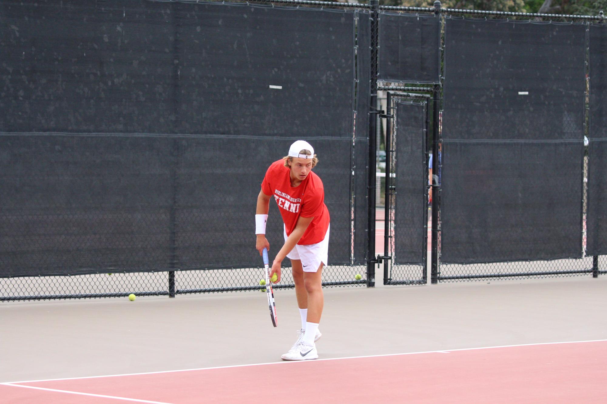 Boys’ tennis settles the score with Menlo-Atherton, extends season to CCS