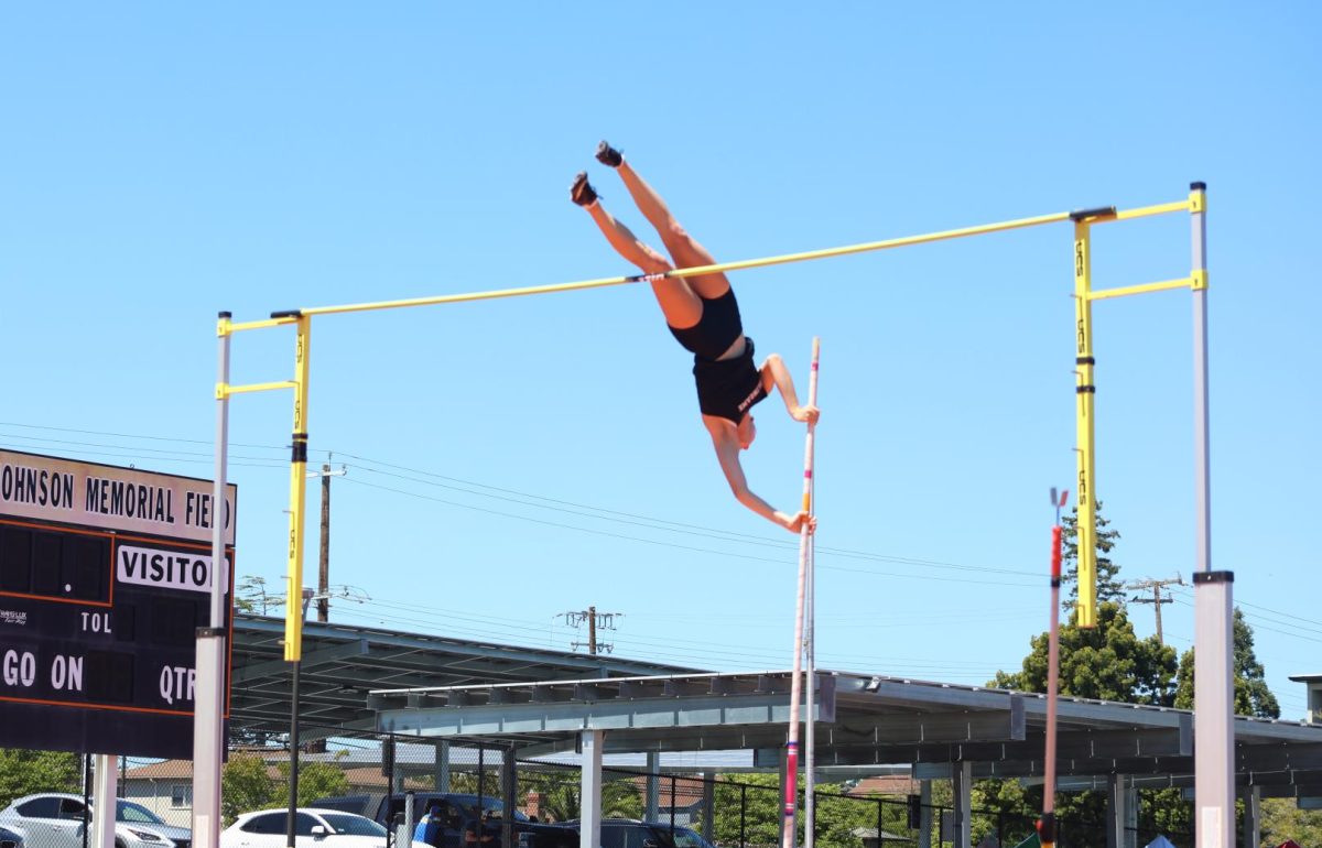 Senior Avery Boyse cleared 13 feet in pole vault, breaking the previous PAL record of 11 feet, 7 inches.