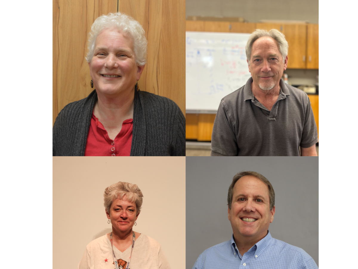 Bleviss, Balmy, Erle, and Skelton are retiring from Burlingame this year.