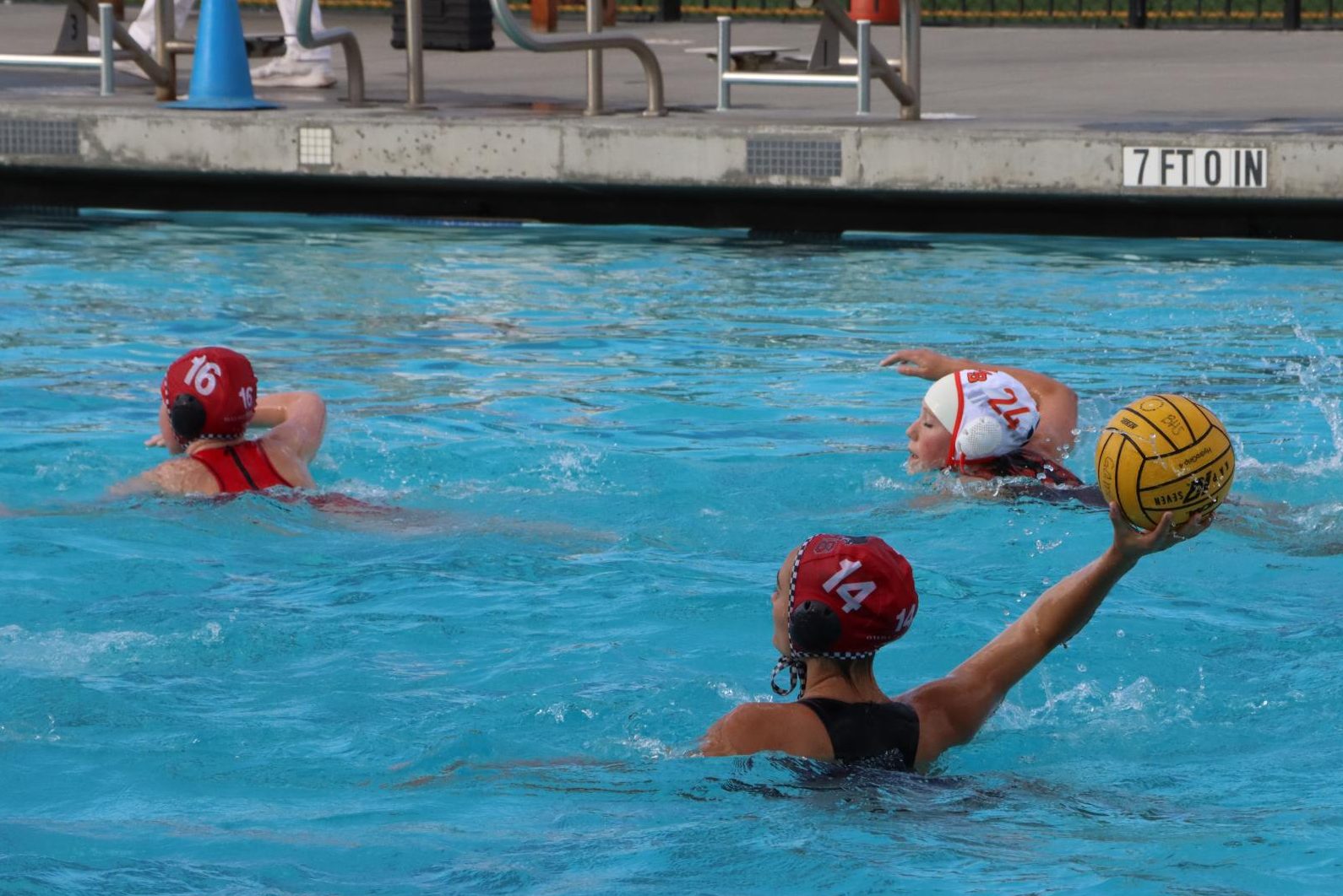 Girls’ water polo builds momentum with victory against Half Moon Bay