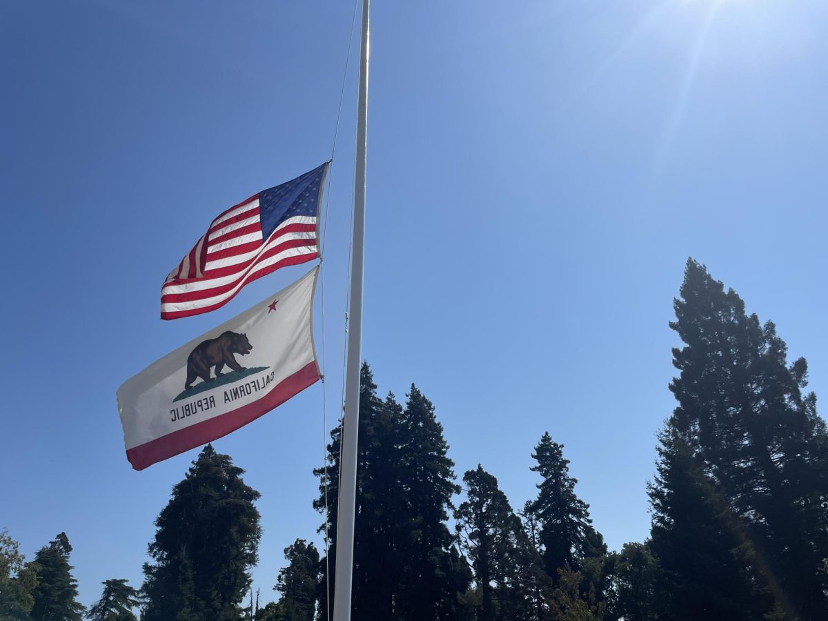 In accordance with President Donald Trump’s presidential proclamation, the U.S. flag at Burlingame will be flown at half-staff from Friday, Sept. 12, until sunset on Sunday, Sept. 14.