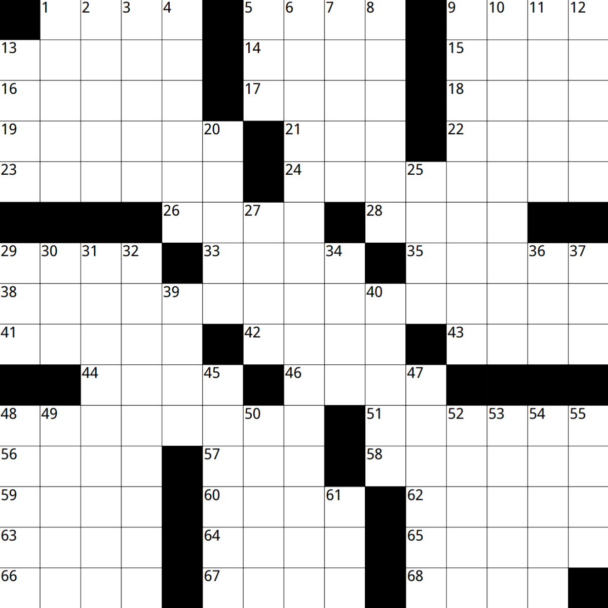 September Issue Crossword