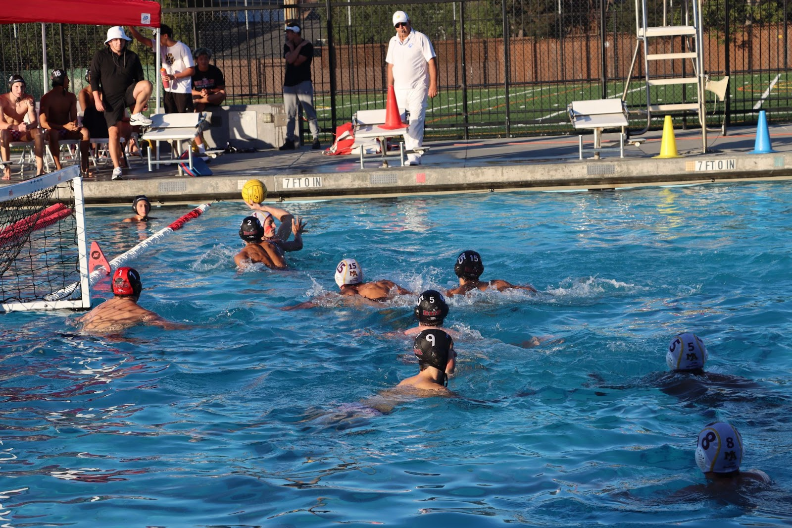 Boys’ water polo defeats rivals Menlo-Atherton in a dominant victory
