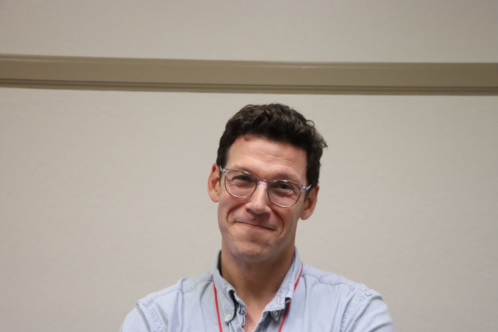 When asked about his dream job, Ted Brugman, Burlingame’s new interventionist counselor, said he would be a rock star so he can travel while playing music.