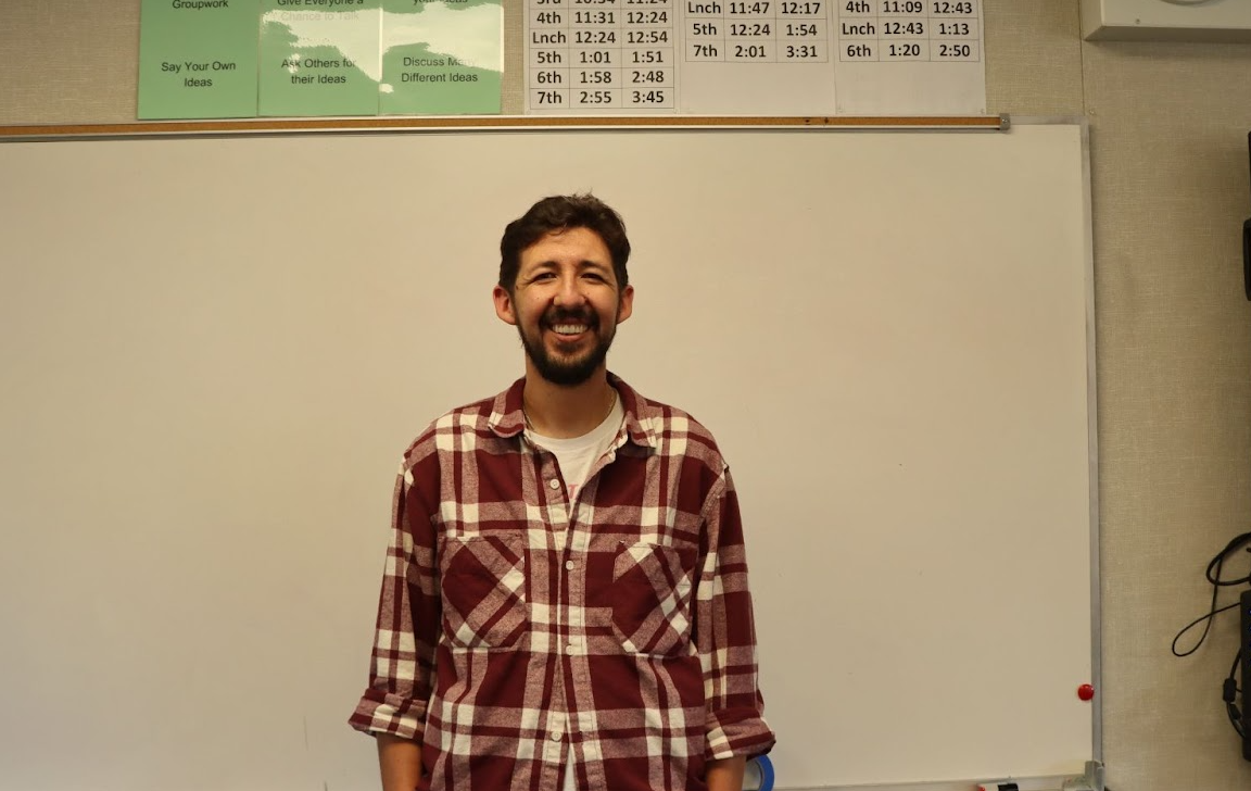 Math teacher Nathaniel Garcia said he wants to emphasize interaction and connection over grades.