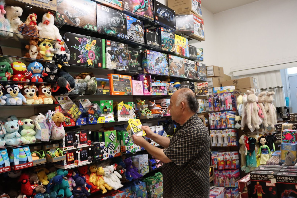Nuts and Candy Store Owner John Kevranian stockpiled his products in anticipation of the tariffs.