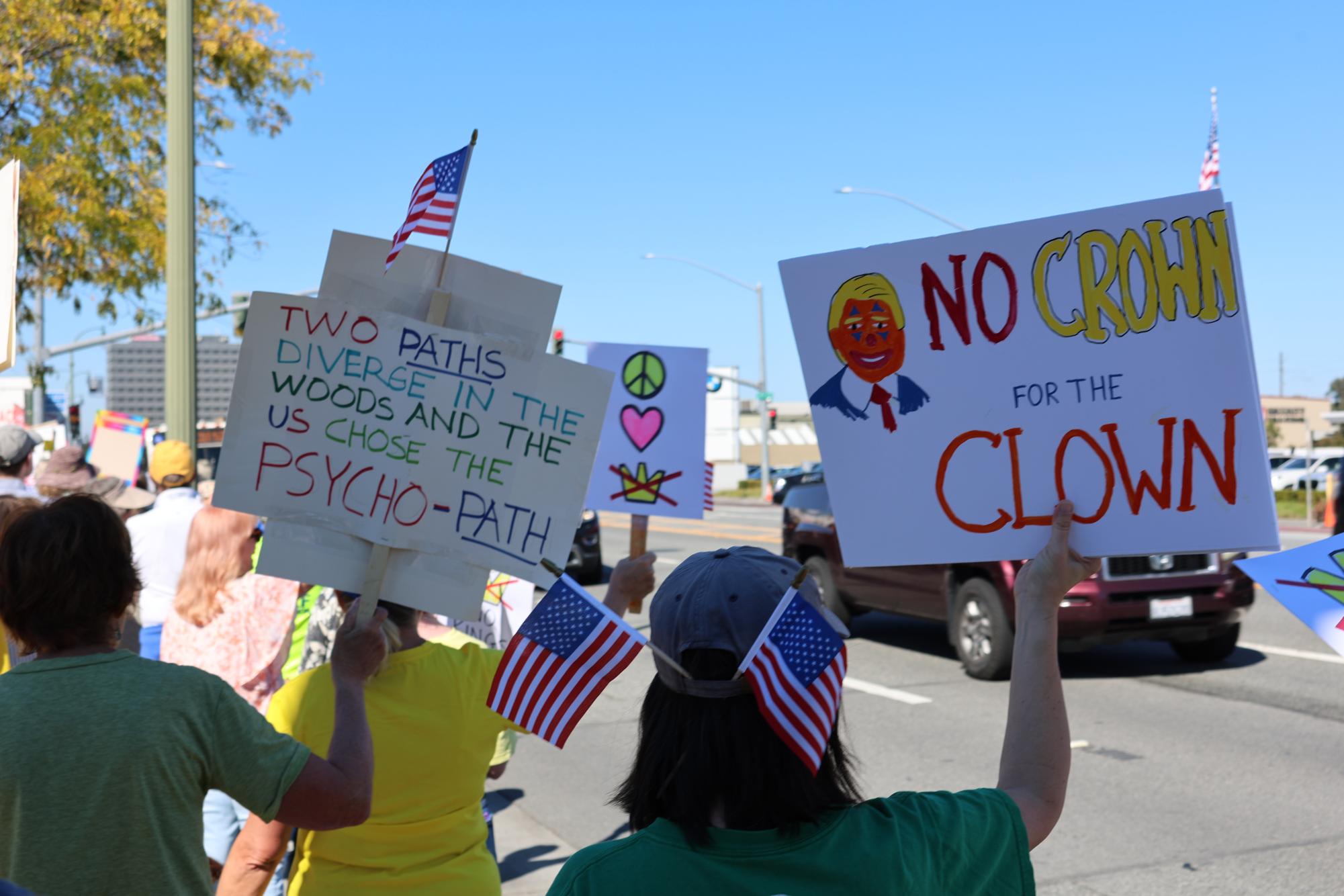Indivisible hosts No Kings 2 protest in San Mateo