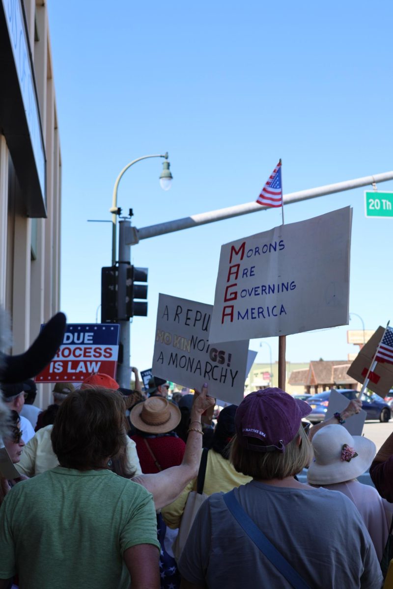 “I want to do something to show my dissatisfaction with the way the government is being orchestrated and run right now,” former drama teacher Cynthia Skelton said.