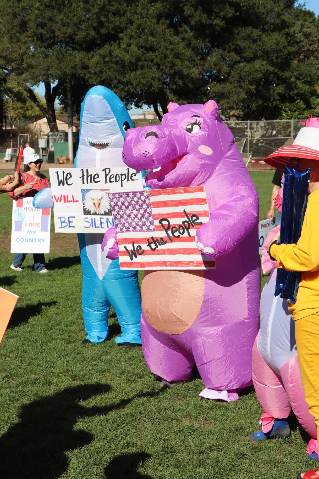 Indivisible hosts No Kings 2 protest in San Mateo