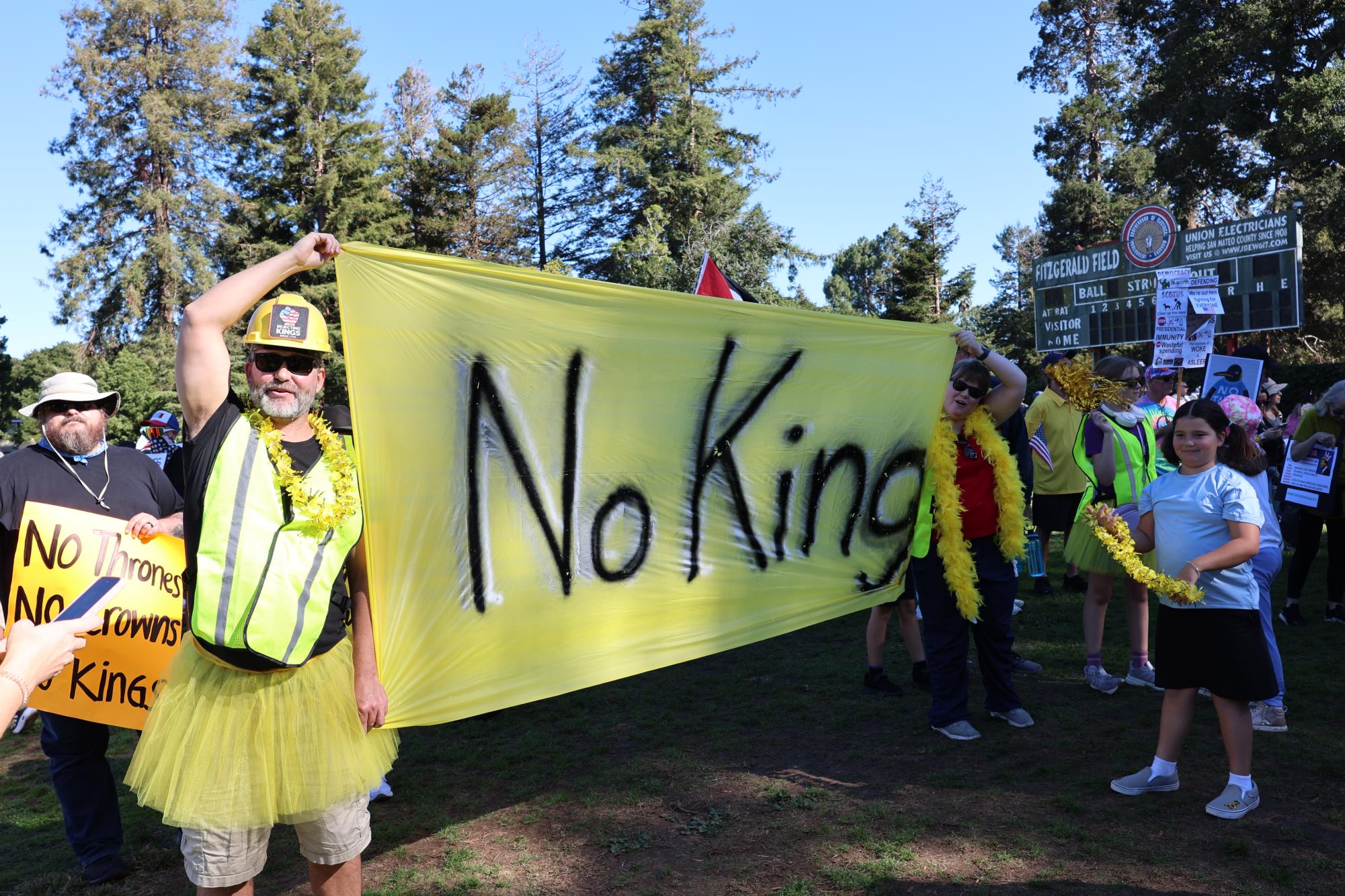 Indivisible hosts No Kings 2 protest in San Mateo