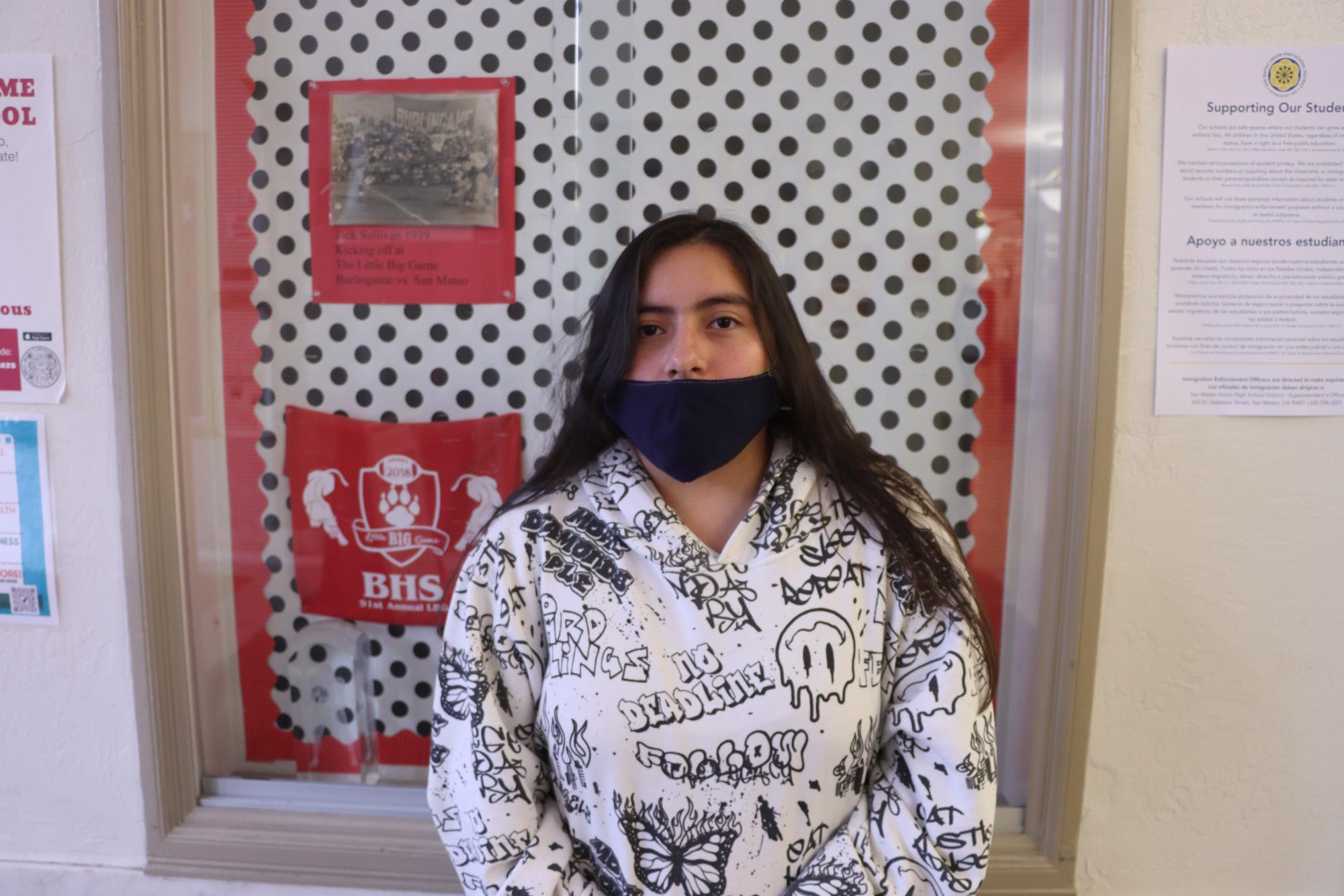 Junior Namay Buy has never visited Mexico, where her parents are from. One way Buy said she connects with her culture is by watching live videos of loud festivals.