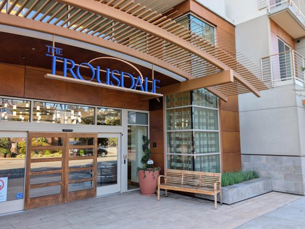 The concert was held at the Trousdale, a community living center located near the Burlingame Plaza.