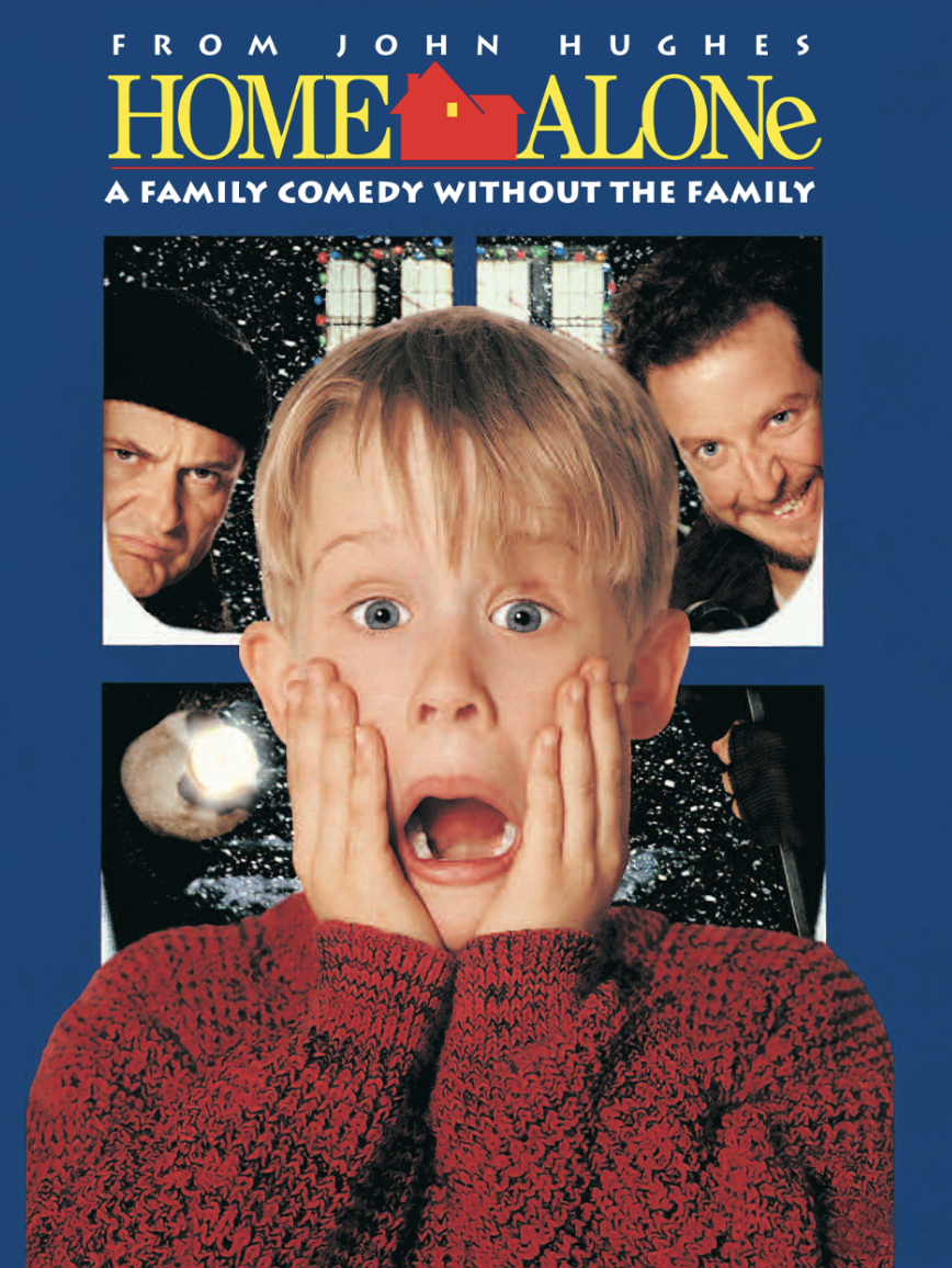 Main character Kevin McCallister stands guard as holiday chaos tornadoes.
