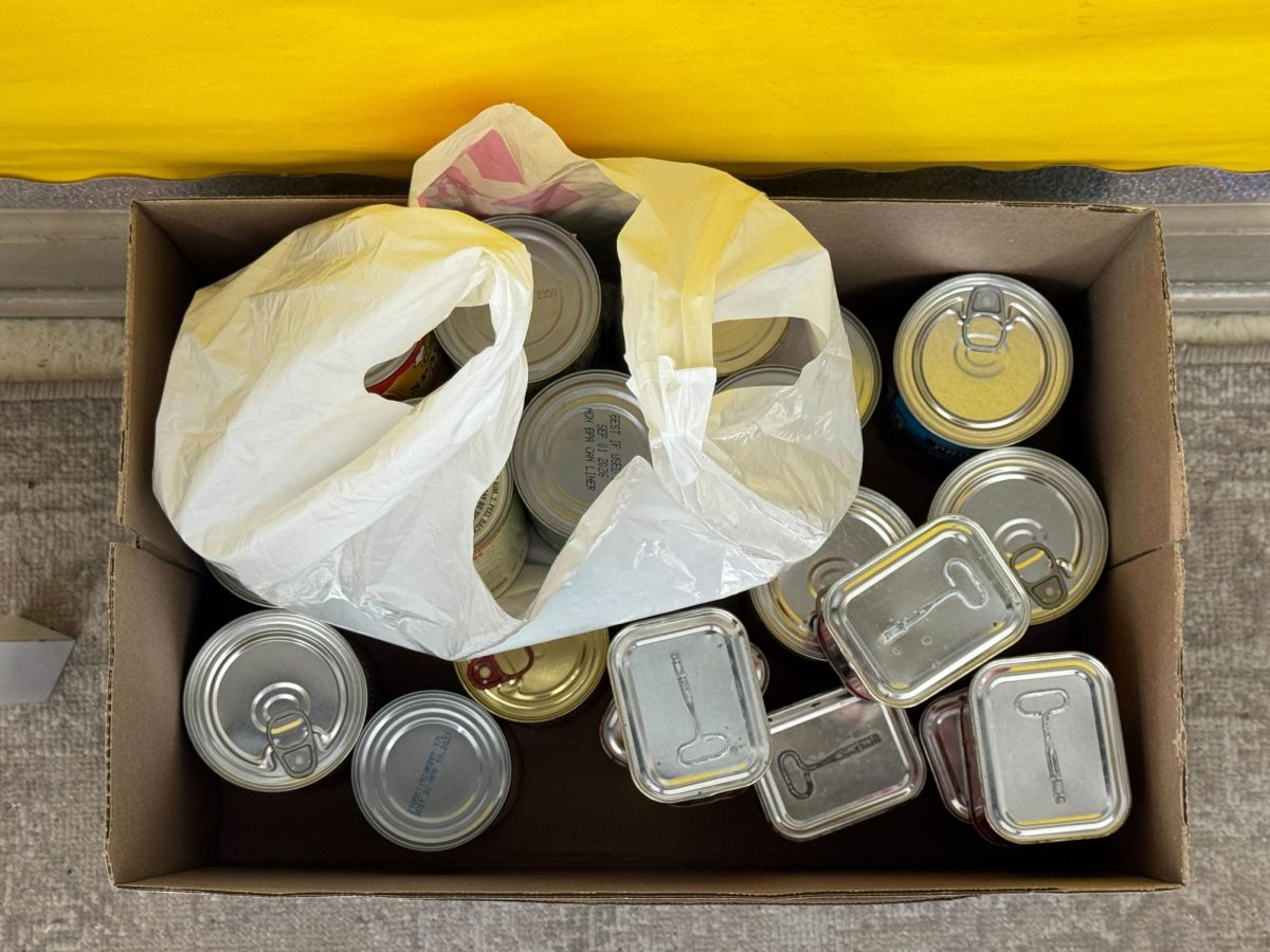 The donations collected will be donated to people struggling with food insecurity.
