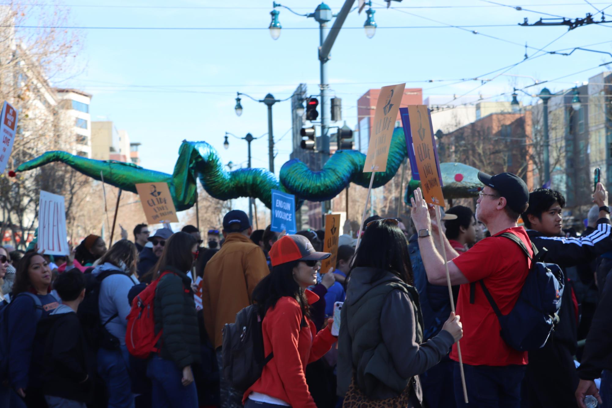 Hundreds march in San Francisco to honor legacy of Martin Luther King Jr.