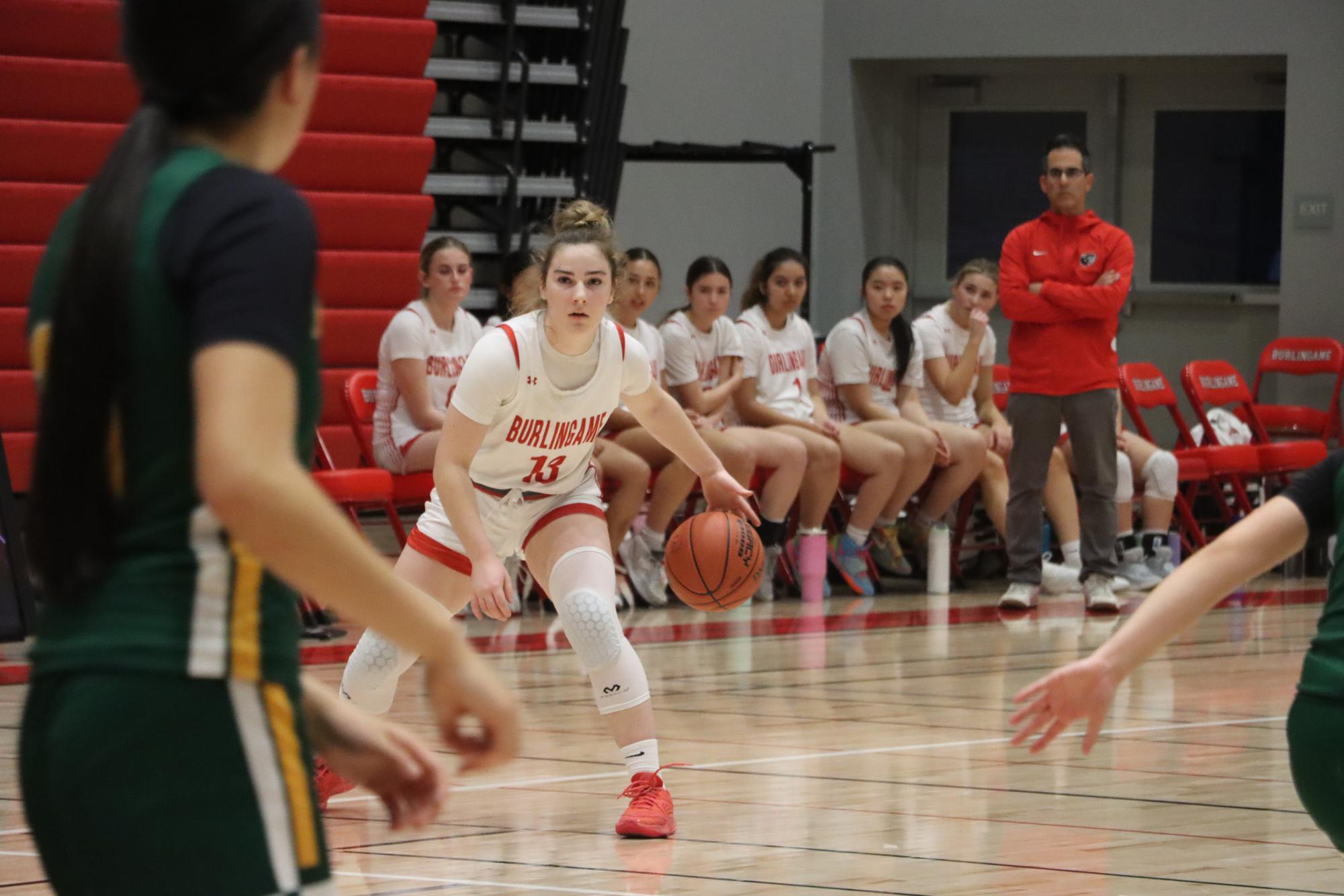 Girls’ basketball falls to fourth in league with loss to Capuchino