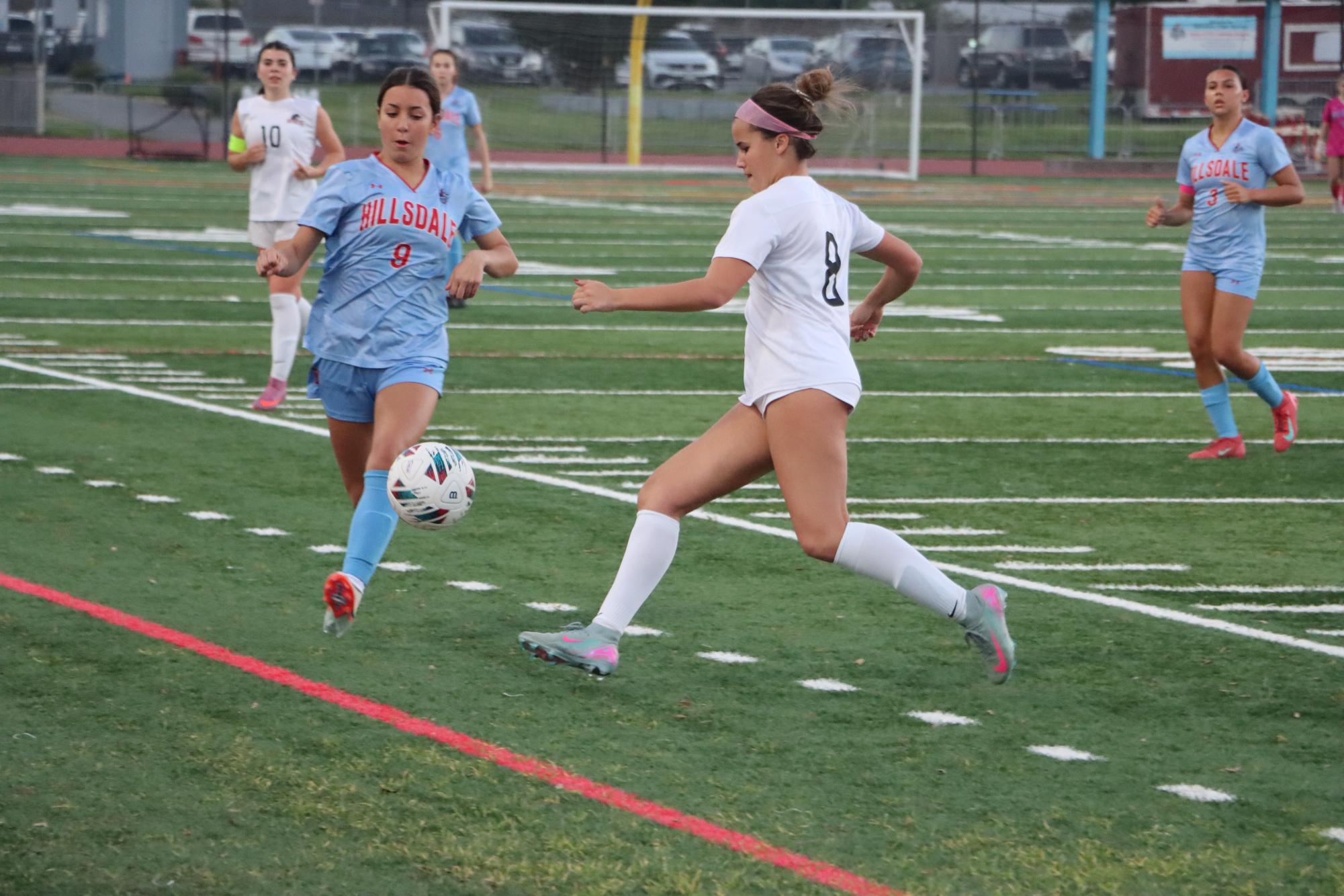 Girls’ soccer suffers difficult loss against Hillsdale