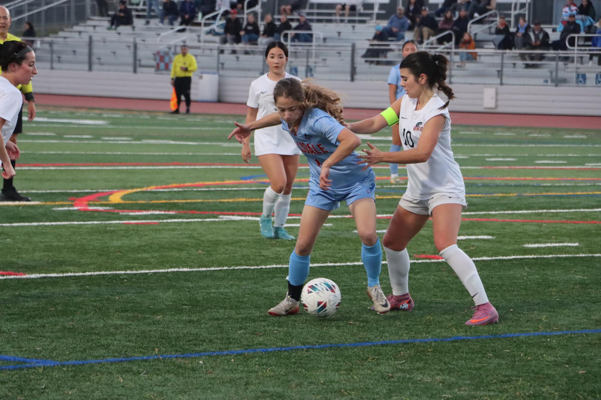 Girls’ soccer suffers difficult loss against Hillsdale